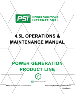 PSI 4.5 Operations Manual 